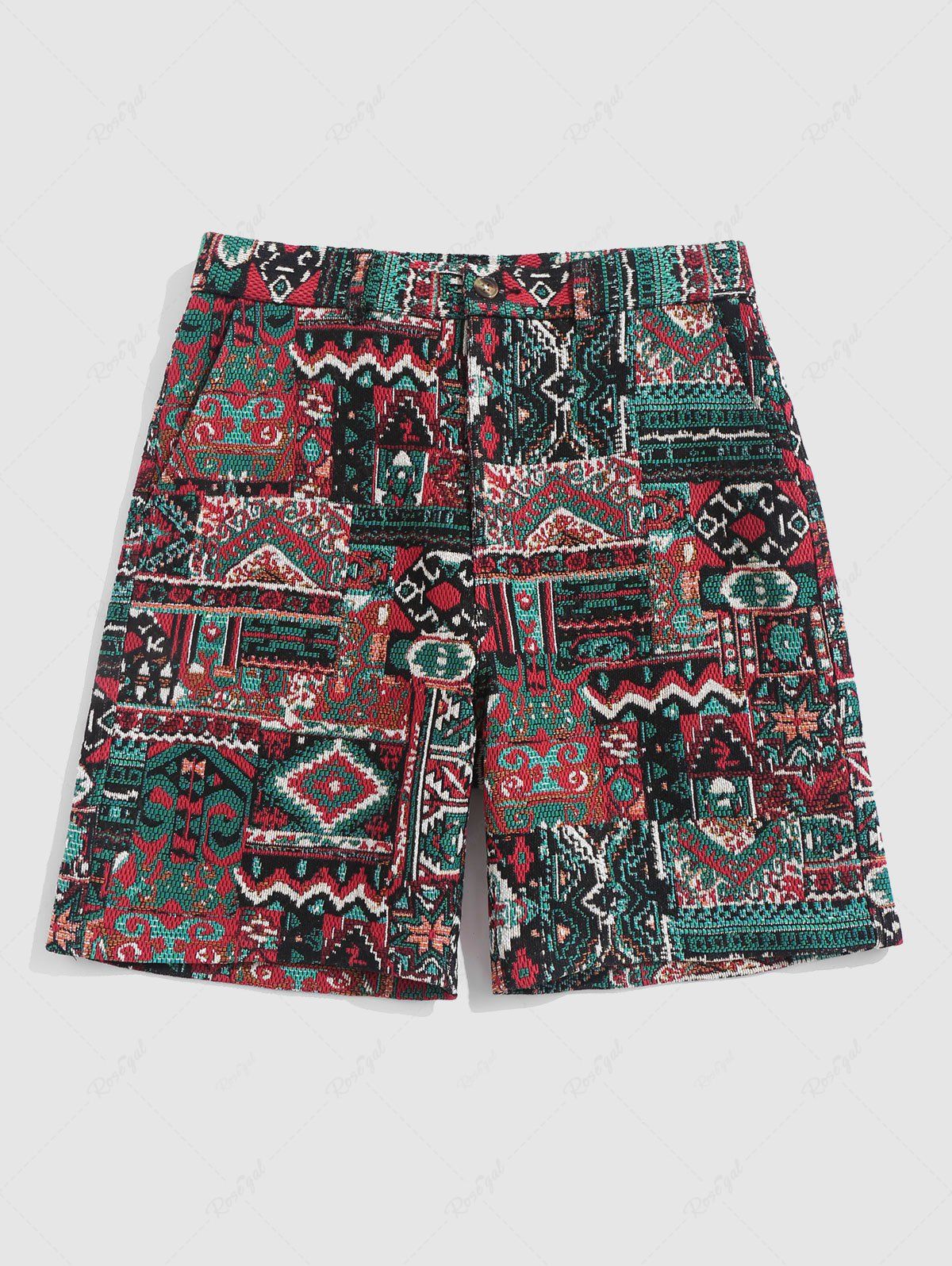 Shops Ethnic Style Braided Shorts  