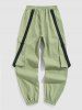 Pantalon Cargo avec Bretelles et à Plusieurs Poches - Vert L