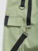 Pantalon Cargo avec Bretelles et à Plusieurs Poches - Vert L