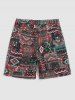 Ethnic Style Braided Shorts -  