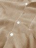 Corduroy Casual Shirt and Shorts Set -  