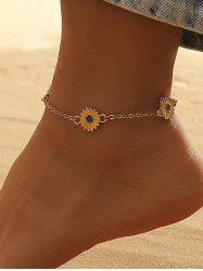 Beach Daisy Anklet -  