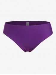 Bas Bikini Basique Grande Taille - Pourpre  1X