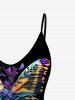 Haut à Bretelle Gothique Papillon Imprimé - Noir 3X | US 22-24