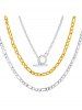 Gothic Thick Chain OT Buckle Multilayer Necklace -  