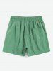 Patch Design Waterproof Casual Shorts -  