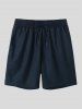 Solid Collar Single Button Shirt and Casual Shorts Set -  