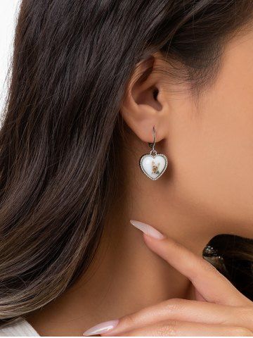 Sweet Cool Heart Dog Stud Earrings
