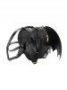 Gothic Lace Trim Demon Heart Bat Backpack -  
