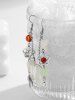 Vintage Butterfly Tassel Drop Earrings -  