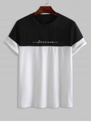 Dreamer Colorblock Short Sleeves T Shirt -  