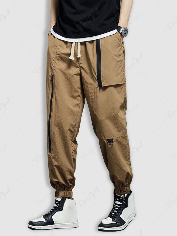 Store Zip and Pockets Design Beam Feet Cargo Pants  
