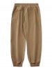 Zip and Pockets Design Beam Feet Cargo Pants -  