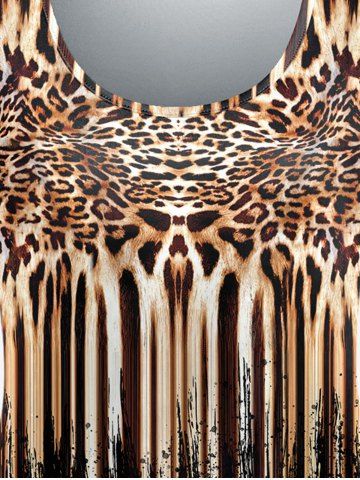 Plus Size Leopard Print T-shirt and Flare Pants 70s 80s Disco Outfit