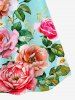 Plus Size Bloom Flower Print Cami Top -  