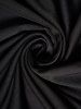 Plus Size Plain Color O Ring Draped Cold Shoulder T Shirt -  