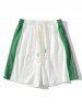 Colorblock Textured Short Sleeves T-shirt and Shorts Athletic Set -  