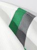 Colorblock Textured Short Sleeves T-shirt and Shorts Athletic Set -  