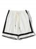 Color Spliced Tank Top and Shorts Athletic Set -  