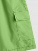 Two Tone Half and Half Pocket Shorts -  