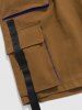 Tape Decor Streetwear Cargo Shorts -  