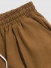 Tape Decor Streetwear Cargo Shorts -  