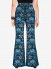 Gothic Stars Print Flare Pants -  