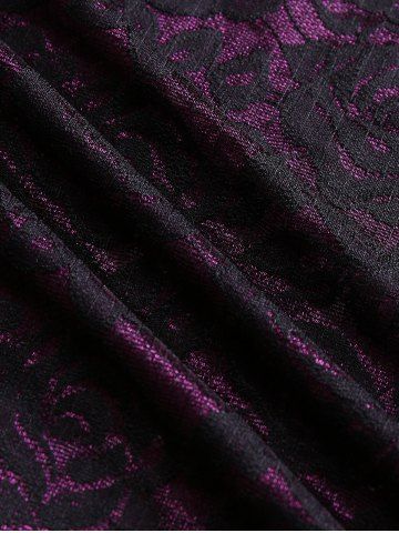 Plus Size Heart Buckle Belt Lace Grommets Cami Top