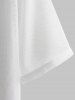 See-through Hollow Out Beach Shirt -  