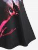 Plus Size & Curve Butterfly Splatter Paint Cami Top (Adjustable Straps) -  
