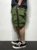 Buckle Belt Decor Windbreaker Cargo Shorts -  