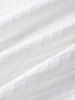 NO TEARS Letter Embroidered Textured Short Sleeves T-shirt -  
