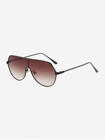 Studded Design One-piece Sunglasses