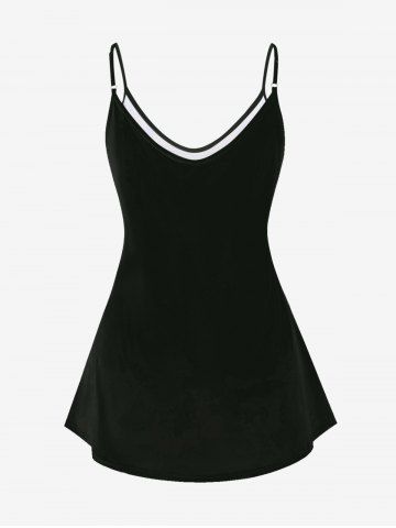 Gothic Flower Blood Bride Print Cami Top (Adjustable Shoulder Strap)