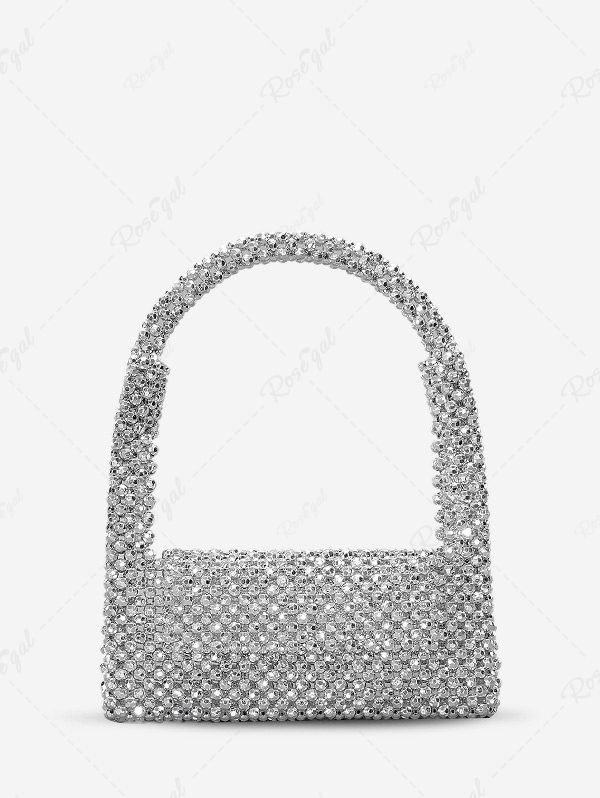 Outfits Beading Foldover Evening Party Shoulder Bag  