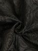 Rose Jacquard See-through Design Short Sleeves Shirt -  