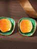Vintage Colorblock Stud Earrings -  