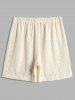 Openwork Lace Casual Shorts -  