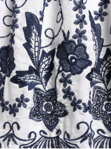Plus Size Lace Up Ruched Flower Figure Print Short Sleeve T-Shirt
