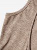 Vintage Lace Up Layered Asymmetric Top And Off The Shoulder Ruffles Short Sleeve T-shirt Set -  