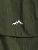Mountain Pattern Casual Shorts -  