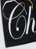 Chicago Letter Printed Sports Sweat Shorts -  