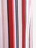Plus Size Striped Print Pockets Tied Wide Leg Pants - Rouge 4X | US 26-28