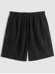 Openwork Lace Casual Shorts -  