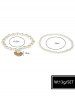 2Pcs Vintage Faux Baroque Pearl Anklet -  