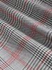 Drawstring Colorblock Zip Glen Check Shorts -  