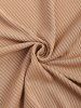 Solid Color Ribbed Textured Short Sleeves T-shirt -  