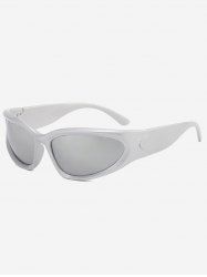 Sports Racing Techwear Style One-piece Sunglasses -  
