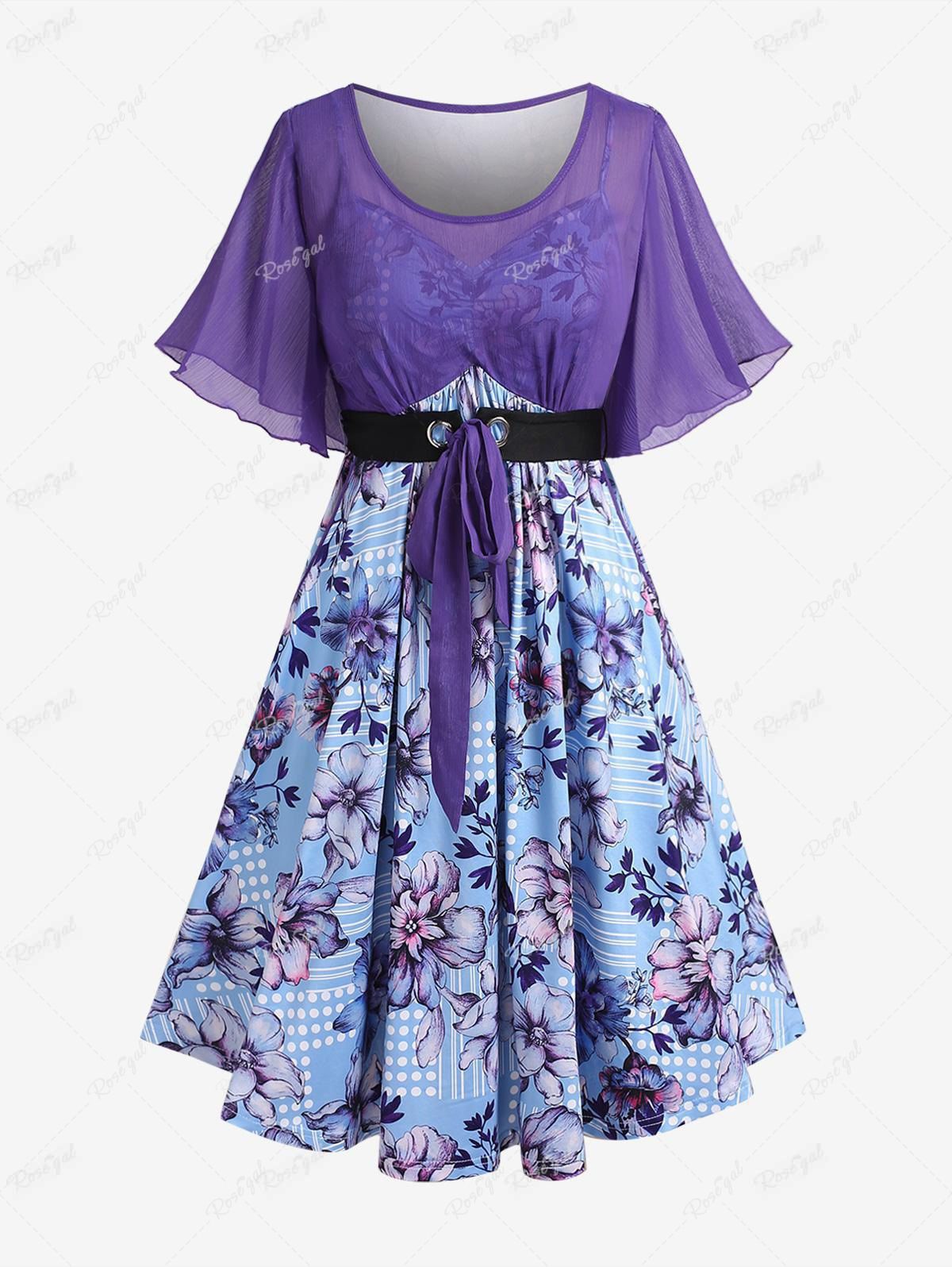 Rosegal butterfly dress outlet