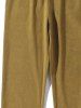Solid Color Drawstring Basic Casual Pants -  